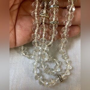 J. Crew Crystals &‎ Rhinestones Bead Necklace 30”